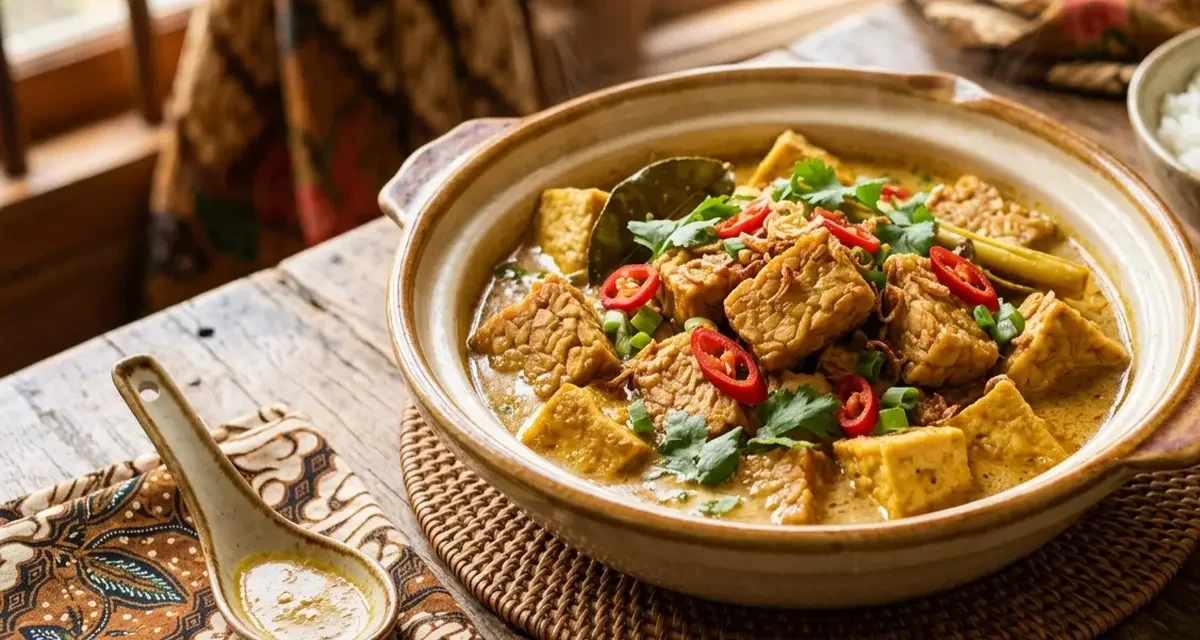 Gurihnya Terik Tempe Santan, Resep Simpel yang Bikin Nambah