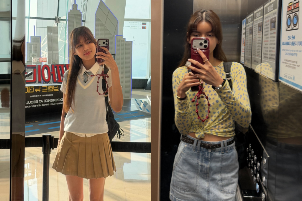 OOTD Sabrina Chairunnisa mengenakan outfit kasual saat mengikuti Yonsei International Summer School 2026 di Seoul, Korea Selatan.