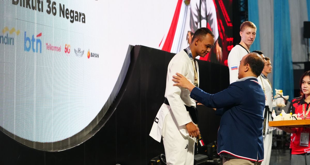 Adrian Kaiser Raih Perak Asian Taekwondo Indonesia Open Championship 2026