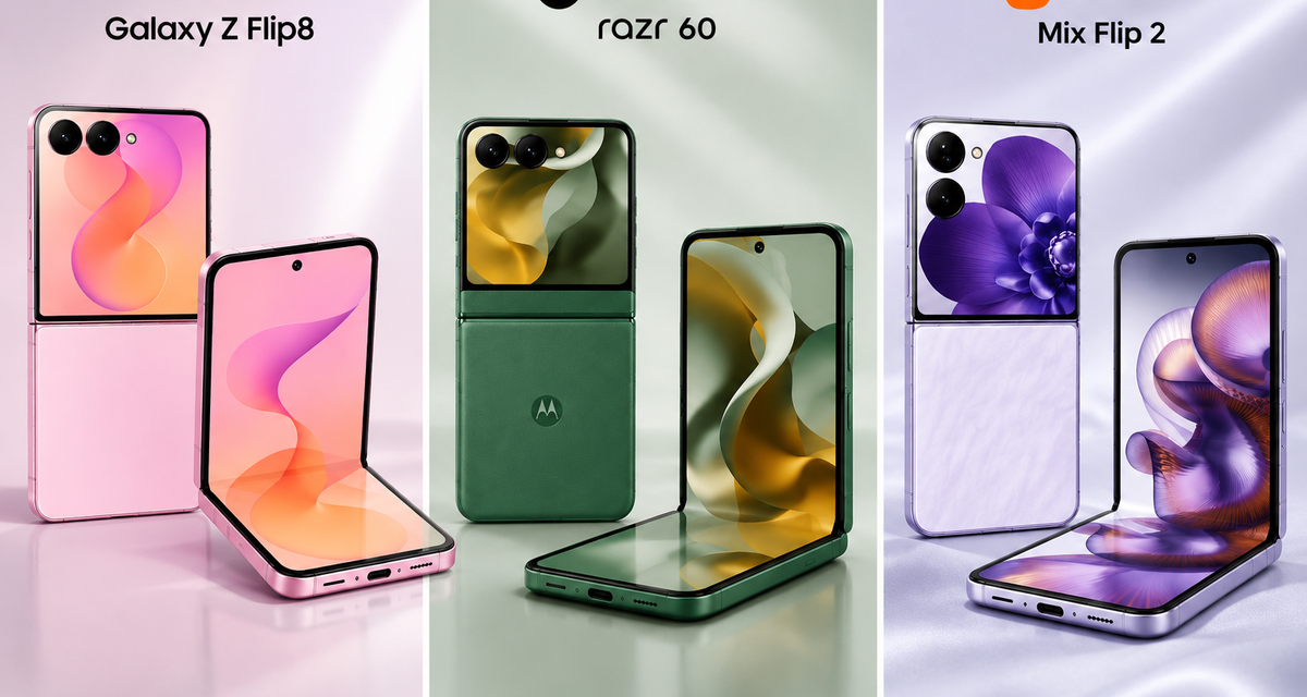 Perbandingan Cover Display HP Flip 2026, Galaxy Z Flip8, Razr 60, atau Mix Flip 2?