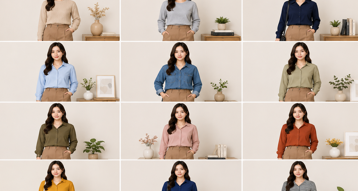 15 Warna Baju yang Cocok dengan Celana Mocca untuk Berbagai Gaya