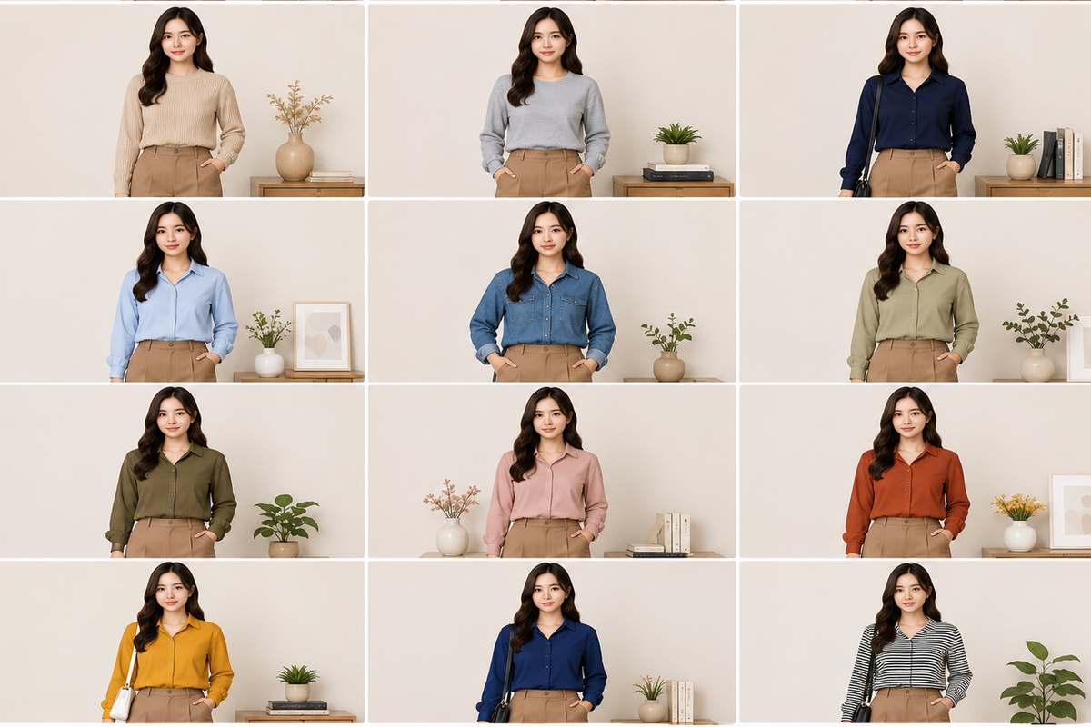 Kombinasi Warna Baju Dan Celana Mocca