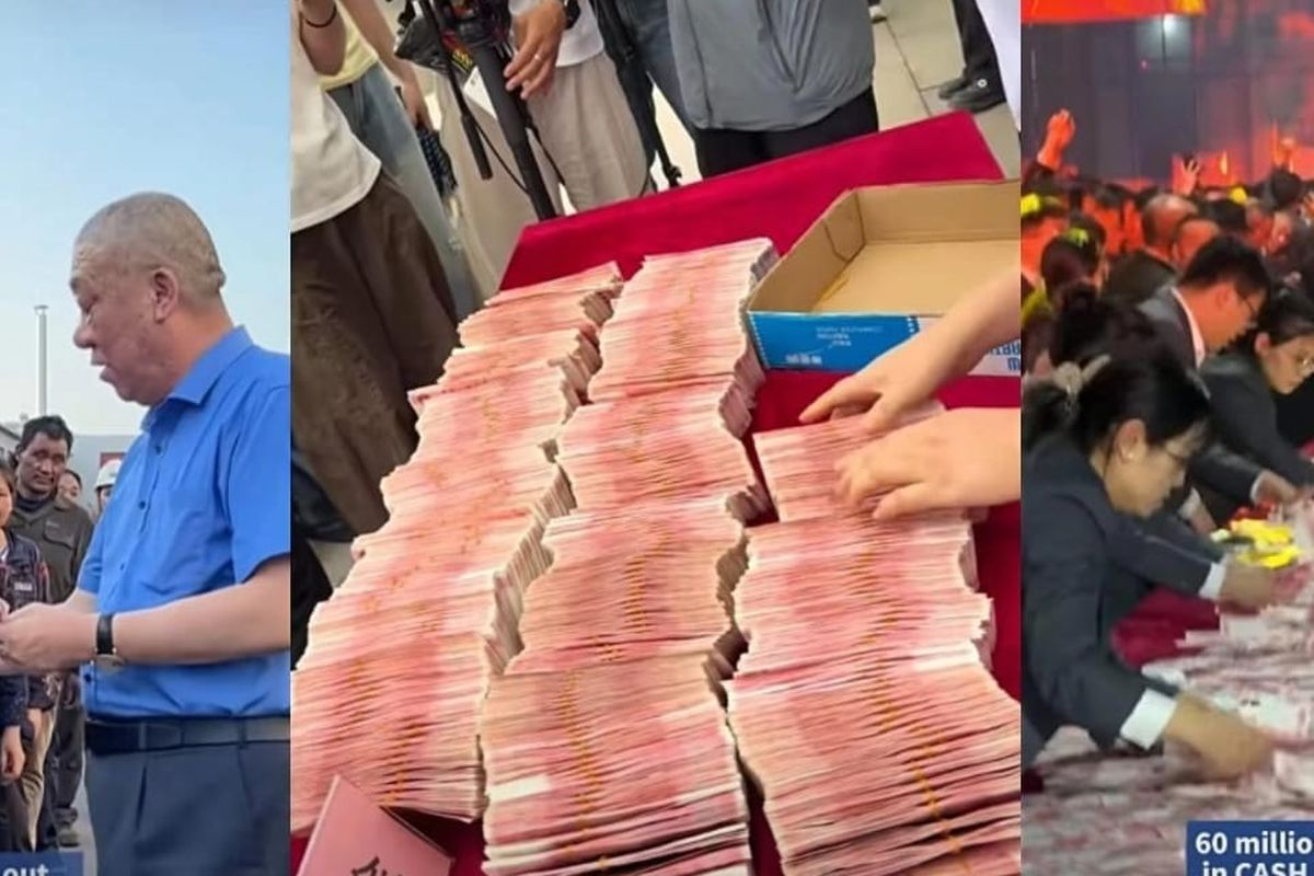 perusahaan China bagikan bonus karyawan